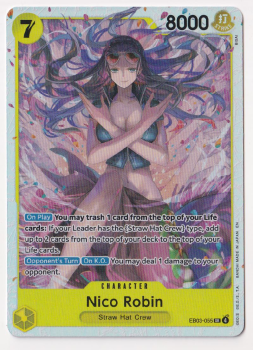 Nico Robin single card from One Piece Trading Card Game