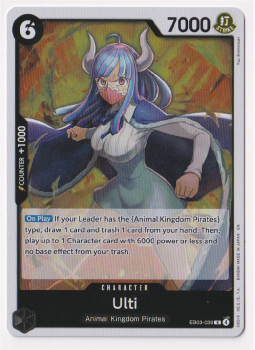 Ulti single card from One Piece Trading Card Game