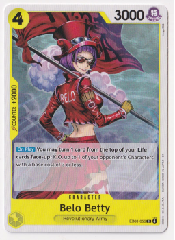 Belo Betty single card from One Piece Trading Card Game
