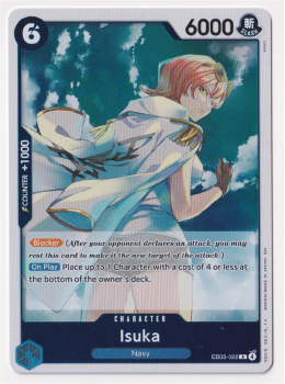 Isuka single card from One Piece Trading Card Game