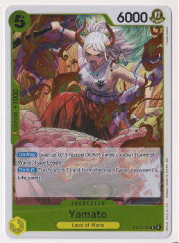 Yamato single card from One Piece Trading Card Game