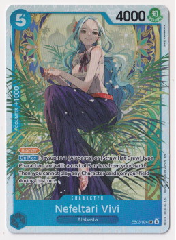 Nefeltari Vivi single card from One Piece Trading Card Game