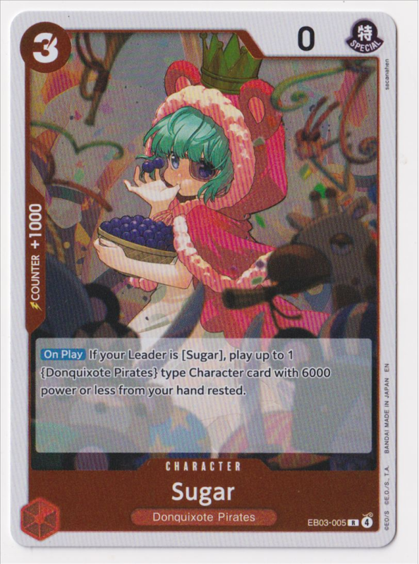 Sugar : EB03-005 EXTRA BOOSTER HEROINES EDITION - One Piece Single Card