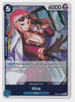 Hina single card from One Piece Trading Card Game
