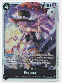 Perona single card from One Piece Trading Card Game