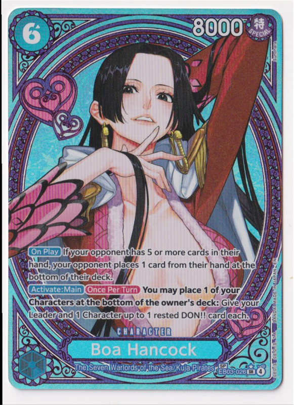 one piece tcg 25th anniversary card list OP15 SP Boa Hancock OP12-014 One Piece Card Game OP TCG Premium Qualit – OP  Proxies TCG main image 1