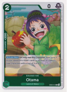Otama single card from One Piece Trading Card Game