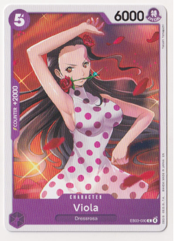 Viola single card from One Piece Trading Card Game