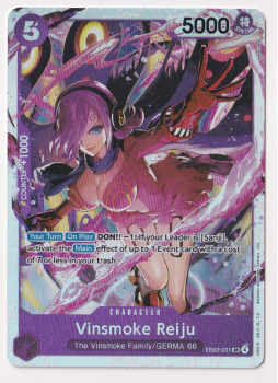 Vinsmoke Reiju single card from One Piece Trading Card Game
