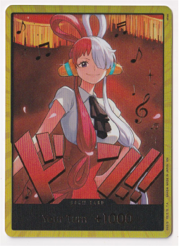Uta (GOLD) DON!! Card single card from One Piece Trading Card Game