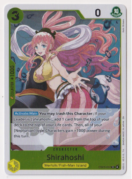 Shirahoshi single card from One Piece Trading Card Game