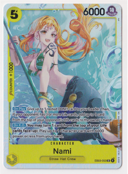 Nami single card from One Piece Trading Card Game
