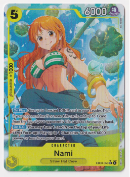 Nami (ALTERNATE ART) single card from One Piece Trading Card Game