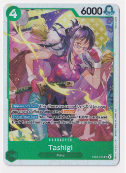 Tashigi single card from One Piece Trading Card Game