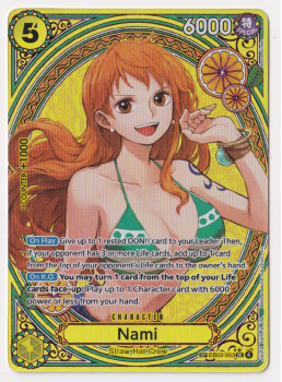 Nami (SP ALTERNATE ART) single card from One Piece Trading Card Game