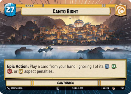 Canto Bight - Cantonica (HYPERSPACE) single card from Star Wars Unlimited
