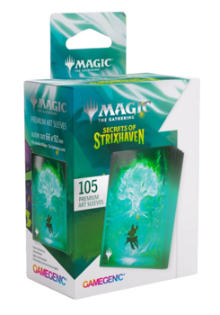 Gamegenic Magic the Gathering: Secrets of Strixhaven Standard Sleeves Forest