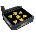 Dungeons & Dragons Dragon Scale Metal Dice Set: Gold - Image 3
