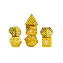 Dungeons & Dragons Dragon Scale Metal Dice Set: Gold - Image 4