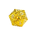 Dungeons & Dragons Dragon Scale Metal Dice Set: Gold - Image 5
