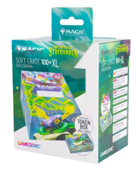 Gamegenic Magic the Gathering: Secrets of Strixhaven Soft Crate 100+ XL Sideloading Bogwater Lumaret