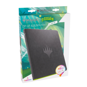 Gamegenic Secrets of Strixhaven Zip-Up Album 18-Pocket Black/Green