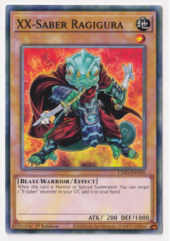XX-Saber Ragigura (Common) single card from Yu-Gi-Oh!