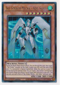 Sky Striker Mecha - Adil Saber (Ultra Rare) single card from Yu-Gi-Oh!