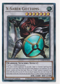 X-Saber Gottoms (Ultra Rare) single card from Yu-Gi-Oh!
