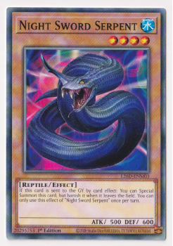 Night Sword Serpent (Common) single card from Yu-Gi-Oh!