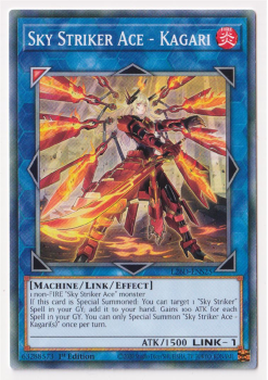 Sky Striker Ace - Kagari (Alternate Artwork)(Common) single card from Yu-Gi-Oh!
