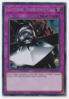 Gottoms' Emergency Call (Secret Rare) single card from Yu-Gi-Oh!