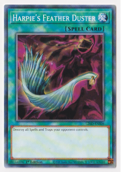 Harpie's Feather Duster (Common) single card from Yu-Gi-Oh!
