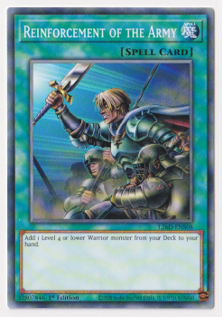 Reinforcement of the Army (Common) single card from Yu-Gi-Oh!