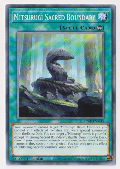 Mitsurugi Sacred Boundary (Common) single card from Yu-Gi-Oh!