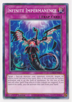 Infinite Impermanence (Common) single card from Yu-Gi-Oh!