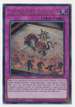 Mitsurugi Great Purification (Ultra Rare) single card from Yu-Gi-Oh!