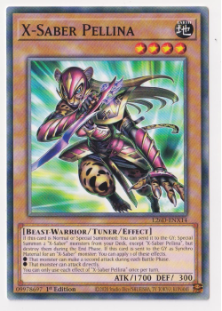 X-Saber Pellina (Common) single card from Yu-Gi-Oh!
