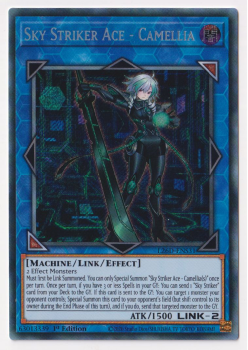 Sky Striker Ace - Camellia (Secret Rare) single card from Yu-Gi-Oh!