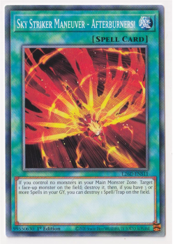 Sky Striker Maneuver - Afterburners! (Common) single card from Yu-Gi-Oh!