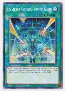 Sky Striker Maneuver - Jamming Waves! (Common) single card from Yu-Gi-Oh!