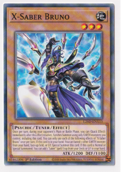 X-Saber Bruno (Common) single card from Yu-Gi-Oh!