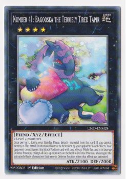 Number 41: Bagooska the Terribly Tired Tapir (Common) single card from Yu-Gi-Oh!