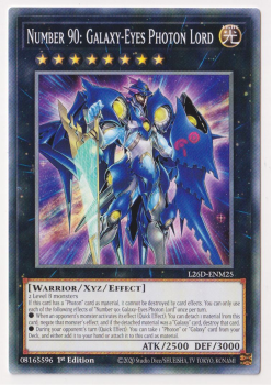 Number 90: Galaxy-Eyes Photon Lord (Common) single card from Yu-Gi-Oh!