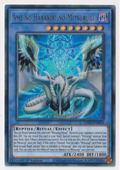 Ame no Habakiri no Mitsurugi (Ultra Rare) single card from Yu-Gi-Oh!