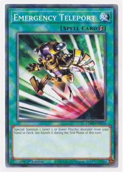 Emergency Teleport (Common) single card from Yu-Gi-Oh!