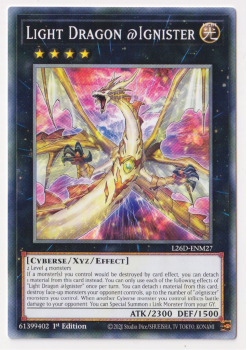 Light Dragon @Ignister (Common) single card from Yu-Gi-Oh!