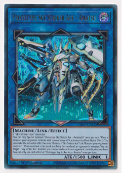 Prototype Sky Striker Ace - Amatsu (Ultra Rare) single card from Yu-Gi-Oh!