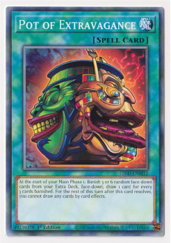 Pot of Extravagance (Common) single card from Yu-Gi-Oh!