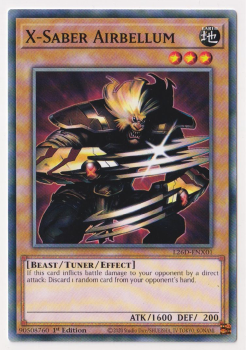 X-Saber Airbellum (Common) single card from Yu-Gi-Oh!